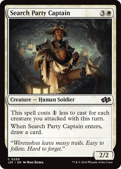 2024 Magic: The Gathering: Foundations Jumpstart (J25) - Search Party Captain (#250, Common) (, Near Mint)