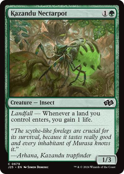 2024 Magic: The Gathering: Foundations Jumpstart (J25) - Kazandu Nectarpot (#679, Common) (, Near Mint)