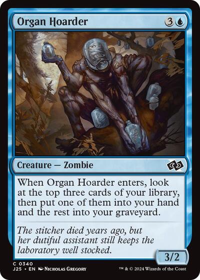 2024 Magic: The Gathering: Foundations Jumpstart (J25) - Organ Hoarder (#340, Common) (, Near Mint)