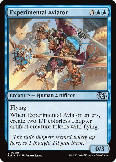 2024 Magic: The Gathering: Foundations Jumpstart (J25) - Experimental Aviator (#309, Uncommon) (, Near Mint)