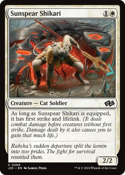 2024 Magic: The Gathering: Foundations Jumpstart (J25) - Sunspear Shikari (#268, Common) (, Near Mint)