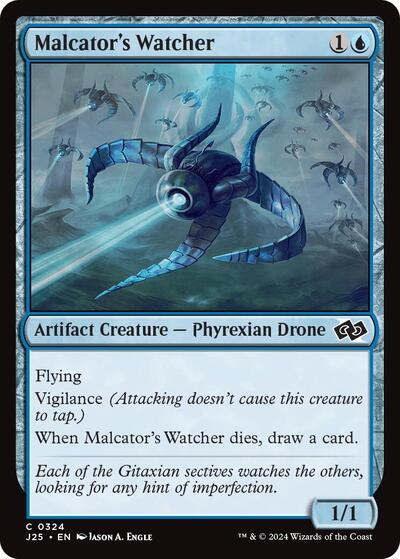 2024 Magic: The Gathering: Foundations Jumpstart (J25) - Malcators Watcher (#324, Common) (, Near Mint)