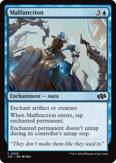 2024 Magic: The Gathering: Foundations Jumpstart (J25) - Malfunction (#325, Common) (, Near Mint)