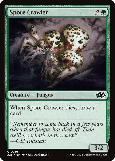2024 Magic: The Gathering: Foundations Jumpstart (J25) - Spore Crawler (#716, Common) (, Near Mint)