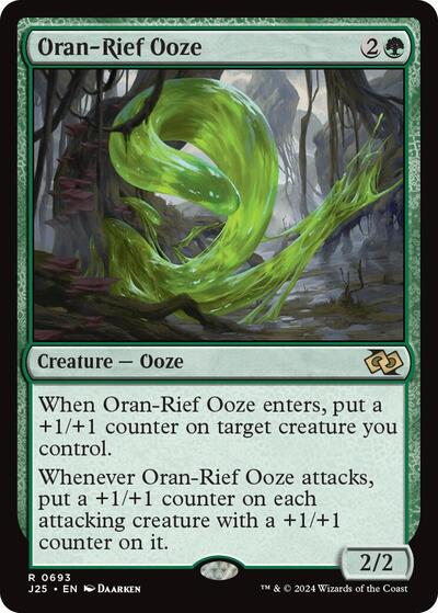 2024 Magic: The Gathering: Foundations Jumpstart (J25) - Oran Rief Ooze (#693, Rare) (, Near Mint)