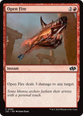 2024 Magic: The Gathering: Foundations Jumpstart (J25) - Open Fire (#583, Common) (, Near Mint)