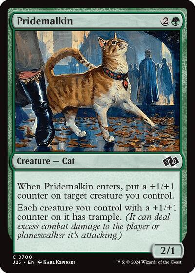 2024 Magic: The Gathering: Foundations Jumpstart (J25) - Pridemalkin (#700, Common) (, Near Mint)