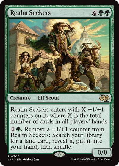 2024 Magic: The Gathering: Foundations Jumpstart (J25) - Realm Seekers (#705, Rare) (, Near Mint)
