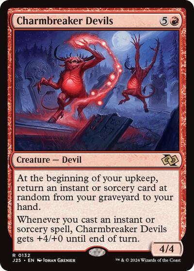 2024 Magic: The Gathering: Foundations Jumpstart (J25) - Charmbreaker Devils (#132, Rare) (, Near Mint)