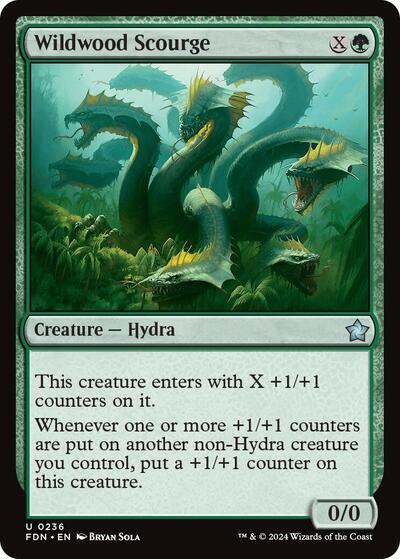 2024 Magic: The Gathering: Foundations (FDN) - Wildwood Scourge (#236, Uncommon) (, Near Mint)
