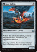 2024 Magic: The Gathering: Foundations (FDN) - Meteor Golem (#256, Uncommon) (, Near Mint)