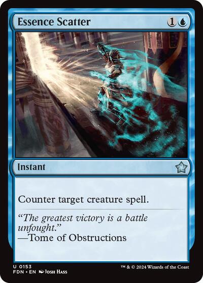 2024 Magic: The Gathering: Foundations (FDN) - Essence Scatter (#153, Uncommon) (Foil, Near Mint)