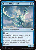 2024 Magic: The Gathering: Foundations (FDN) - Icewind Elemental 0042 (#42, Common) (Foil, Near Mint)