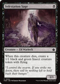 2024 Magic: The Gathering: Foundations (FDN) - Infestation Sage (#64, Common) (Foil, Near Mint)