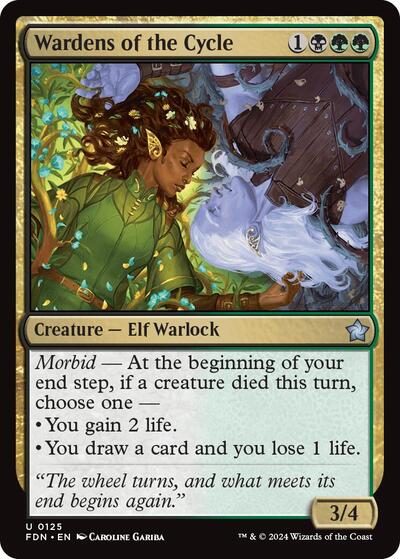 2024 Magic: The Gathering: Foundations (FDN) - Wardens of the Cycle (#125, Uncommon) (Foil, Near Mint)
