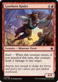 2024 Magic: The Gathering: Foundations (FDN) - Gorehorn Raider (#89, Common) (Foil, Near Mint)
