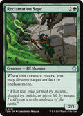 2024 Magic: The Gathering: Foundations (FDN) - Reclamation Sage (#231, Uncommon)