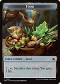 2024 Magic: The Gathering: Foundations (FDN) - Food Treasure Double Sided Token (#22 // 23, T) (, Near Mint)