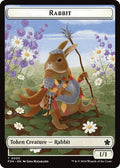2024 Magic: The Gathering: Foundations (FDN) - Rabbit Soldier Double Sided Token (#5 // 6, T) (, Near Mint)