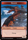 2024 Magic: The Gathering: Foundations (FDN) - Dragon 0016 Dragon 0017 Doubled Sided Token (#16 // 17, T) (, Near Mint)