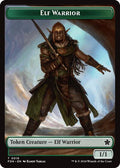 2024 Magic: The Gathering: Foundations (FDN) - Elf Warrior Raccoon Doubled Sided Token (#19 // 20, T) (, Near Mint)