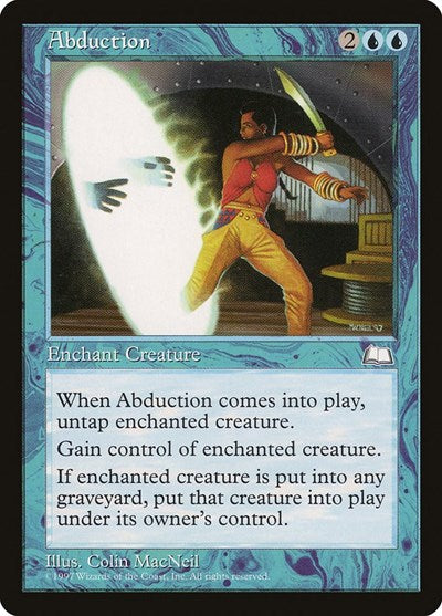 1997 Magic: The Gathering: Weatherlight (WTH) - Abduction (#30, Uncommon) (, Near Mint)