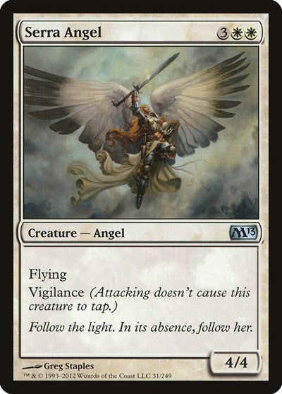 2012 Magic: The Gathering: Magic 2013 (M13) (M13) - Serra Angel (#31, Uncommon) (, Near Mint)