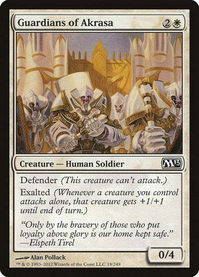 2012 Magic: The Gathering: Magic 2013 (M13) (M13) - Guardians of Akrasa (#18, Common) (, Near Mint)