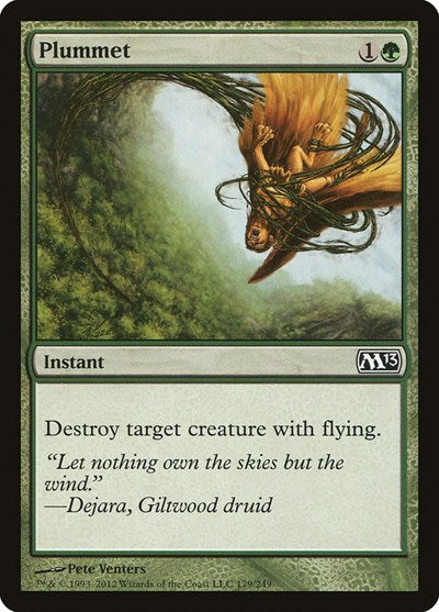 2012 Magic: The Gathering: Magic 2013 (M13) (M13) - Plummet (#179, Common) (, Near Mint)
