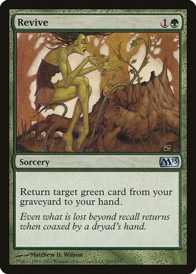 2012 Magic: The Gathering: Magic 2013 (M13) (M13) - Revive (#187, Uncommon) (, Near Mint)