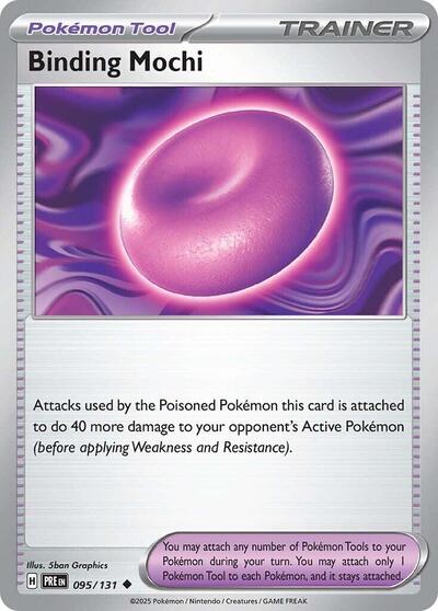 2025 Pokemon: SV: Prismatic Evolutions (PRE) - Binding Mochi (#095/131, Uncommon) (, Near Mint)