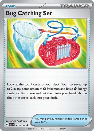 2025 Pokemon: SV: Prismatic Evolutions (PRE) - Bug Catching Set (#102/131, Uncommon)
