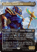 2025 Magic: The Gathering: Commander: Aetherdrift (DRC) - Hashaton Scarabs Fist Borderless (#1, Mythic Rare) (Foil, Near Mint)