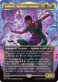 2025 Magic: The Gathering: Commander: Aetherdrift (DRC) - Saheeli Radiant Creator Borderless (#3, Mythic Rare) (Foil, Near Mint)