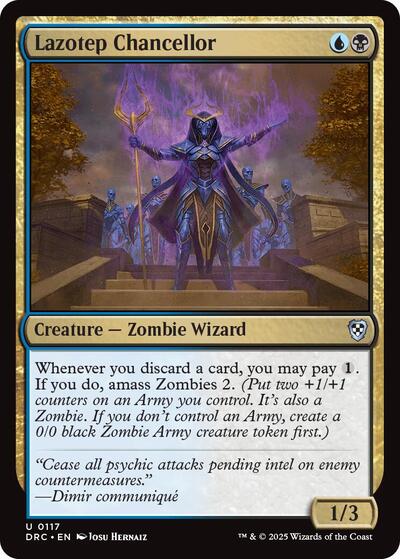 2025 Magic: The Gathering: Commander: Aetherdrift (DRC) - Lazotep Chancellor (#117, Uncommon) (, Near Mint)