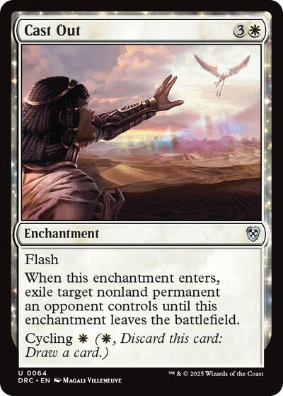 2025 Magic: The Gathering: Commander: Aetherdrift (DRC) - Cast Out (#64, Uncommon) (, Near Mint)