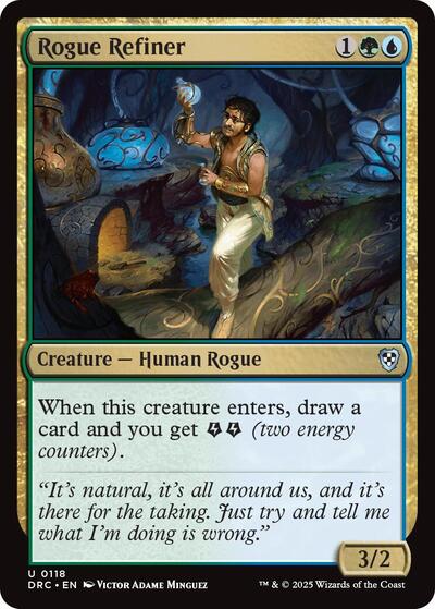 2025 Magic: The Gathering: Commander: Aetherdrift (DRC) - Rogue Refiner (#118, Uncommon) (, Near Mint)