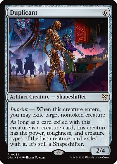 2025 Magic: The Gathering: Commander: Aetherdrift (DRC) - Duplicant (#54, Rare) (, Near Mint)