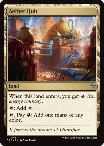 2025 Magic: The Gathering: Commander: Aetherdrift (DRC) - Aether Hub (#145, Uncommon) (, Near Mint)