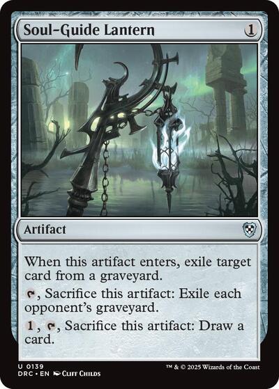 2025 Magic: The Gathering: Commander: Aetherdrift (DRC) - Soul Guide Lantern (#139, Uncommon) (, Near Mint)