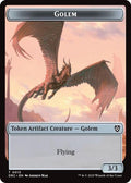 2025 Magic: The Gathering: Commander: Aetherdrift (DRC) - Golem 0013 Nalaar Aetherjet Double Sided Token (#13 // 16, T) (, Near Mint)