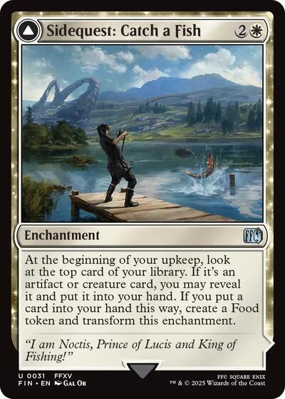 2025 Magic: The Gathering: FINAL FANTASY (FIN) - Sidequest Catch a Fish (#31, Uncommon) (, Near Mint)