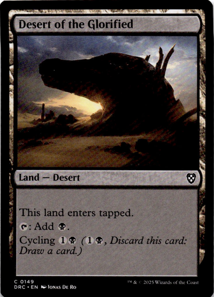 Desert of the Glorified