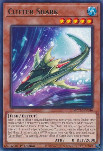 2025 YuGiOh: Maze of the Master (MZTM) - Cutter Shark (#MZTM-EN046, Rare) (1st Edition, Near Mint)