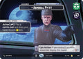 2025 Star Wars: Unlimited: Jump to Lightspeed (JTL) - Admiral Piett - Commanding the Armada (Showcase) (#1001, Rare) (Foil, Near Mint)