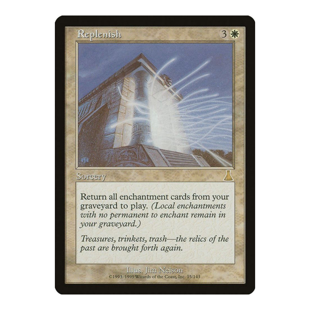 1999 Magic: The Gathering: Urza's Destiny (UDS) - Replenish (#15, Rare) (, Lightly Played)