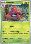 2025 Pokemon: SV09: Journey Together (JTG) - Parasect (#005/159, Common) (, Lightly Played)