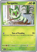 2025 Pokemon: SV09: Journey Together (JTG) - Sprigatito (#016/159, Common) (, Lightly Played)