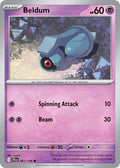 2025 Pokemon: SV09: Journey Together (JTG) - Beldum (#061/159, Common) (, Near Mint)
