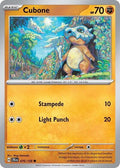 2025 Pokemon: SV09: Journey Together (JTG) - Cubone (#076/159, Common) (, Near Mint)